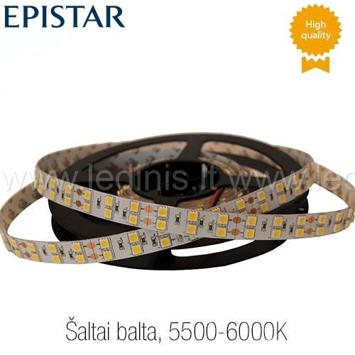 KPU LIGHTING, 28.8W LED juosta 5050 (šaltai balta) (24V)