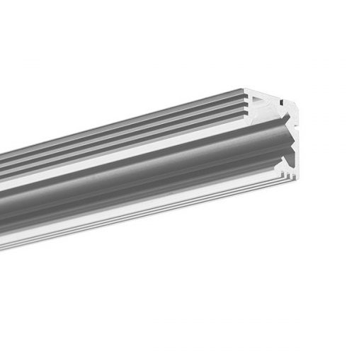 Corner LED profiles, 45 Aluminium anodised