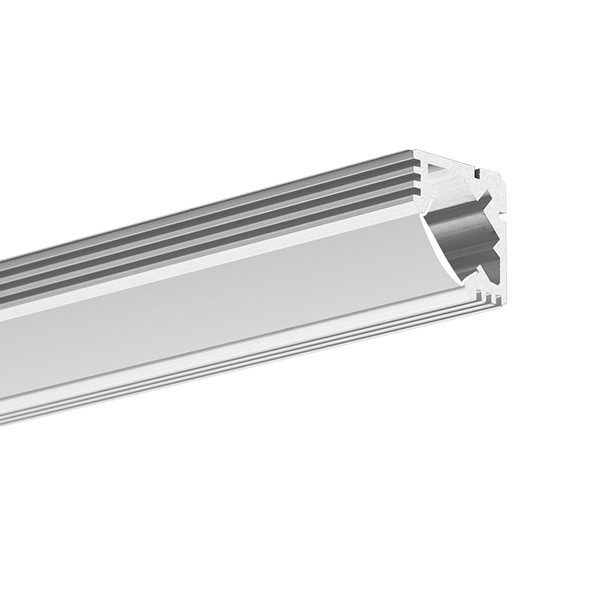 Corner LED profiles, 45 Aluminium anodised