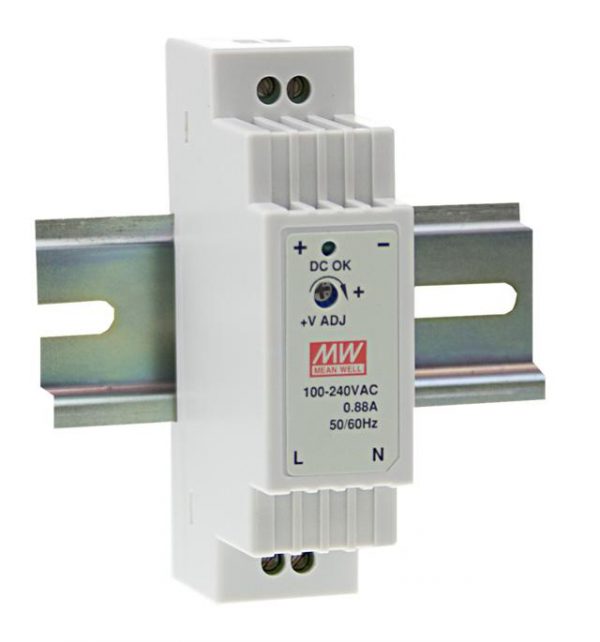 Power suppliers, LED power supply 16W on DIN rail