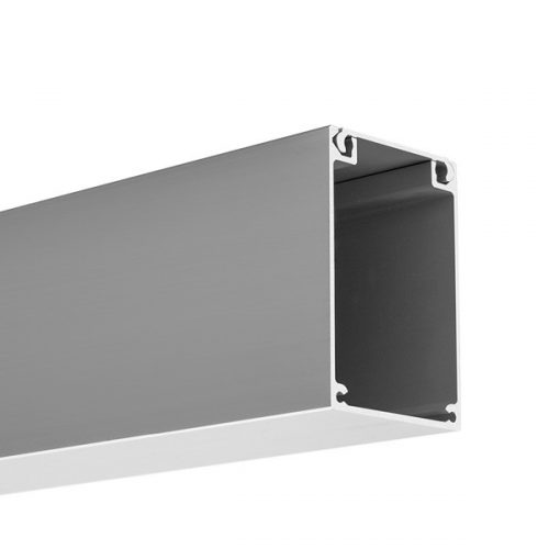 Aliuminio profiliai KLUS, BOX aluminium anoduotas