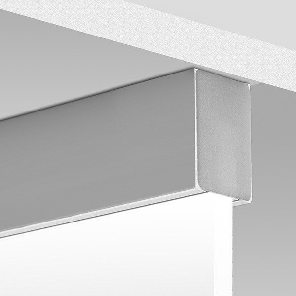 LED profiles for glass, EX Aluminium anodised