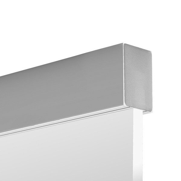 LED profiles for glass, EX Aluminium anodised
