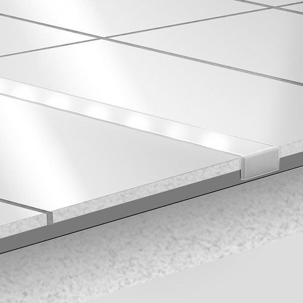 Lighting of mirror, HR Aluminium non-anodised