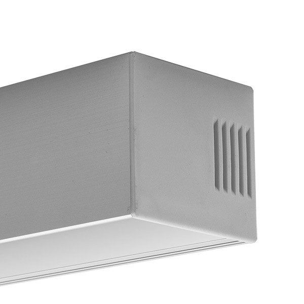 LED profiliai KLUS, IKON sieninis anoduotas led profilis A18013A