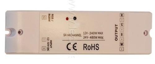 Valdymo sistemos RF serijos, LED RGBW valdiklis (imtuvas) 12-24V
