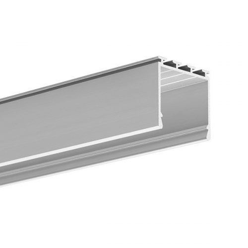 LED profiliai KLUS, LIPOD pakabinamas/paviršinis anoduotas led profilis, 22mm pločio B5554