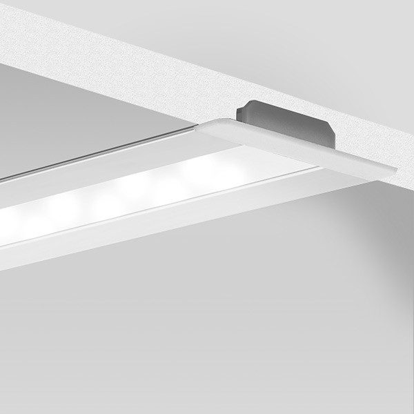 Recessed LED profiles, Opac-30 anodised