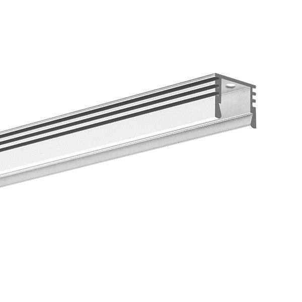 Surface LED profiles, PDS4 Aluminium non-anodised