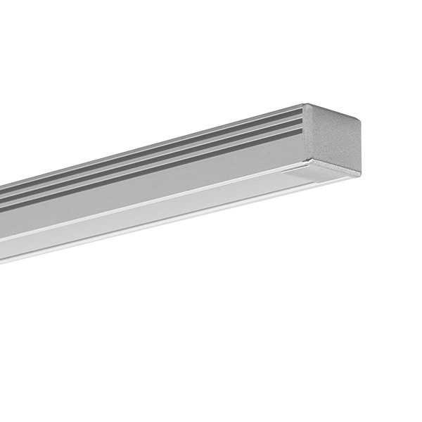 Recessed LED profiles, PDS4 Aluminium non-anodised