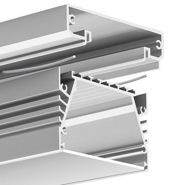Surface LED profiles, TESPO Aluminium anodised