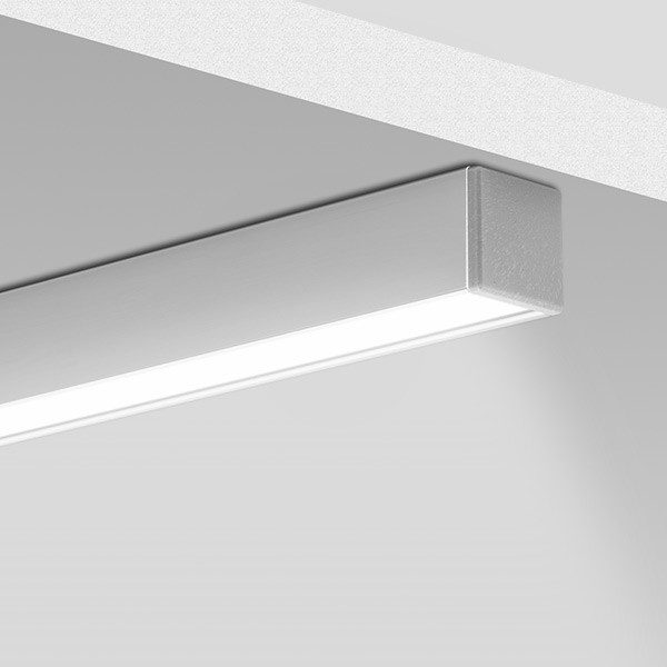 Surface LED profiles, PDS-H anodised profile