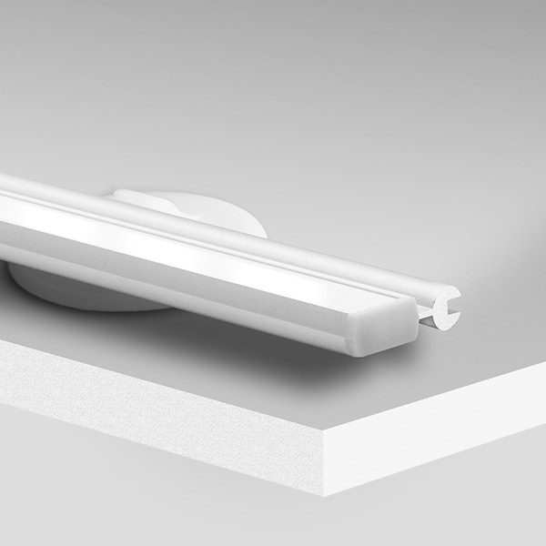 LED profiliai KLUS, POLI led profilis nišoms B7176ANODA