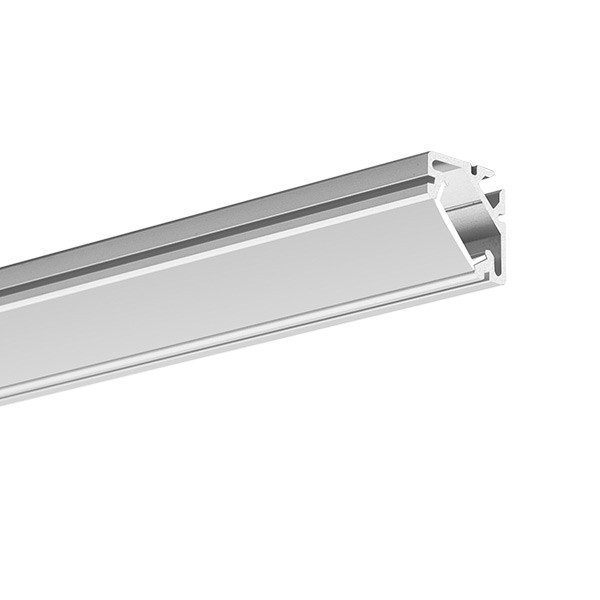 LED profiliai, 45 - 16 kampinis anoduotas led profilis A08504A