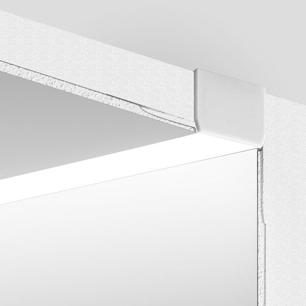 LED profiliai KLUS, KOZUS-CR užglaistomas led profilis dvigubam gipso sluoksniui, 22mm pločio C0600