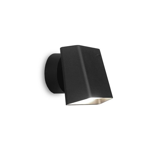 Hotel lighting, Black rectangular wall light