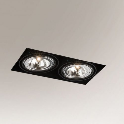 Frameless recess-mounted luminaires, Built-in light Komoro 3309 black