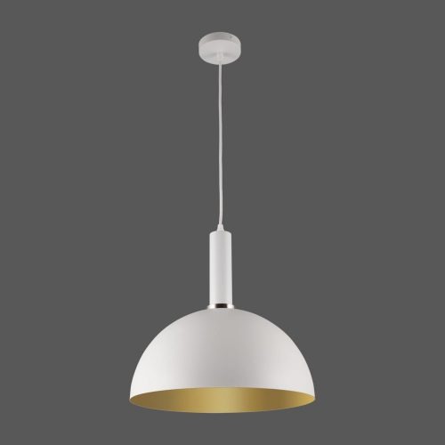 Lighting for high ceilings, Suspended light TIGO E27 white/gold