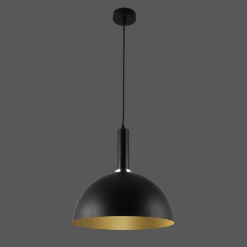 Lighting for high ceilings, Suspended light TIGO E27 black/gold