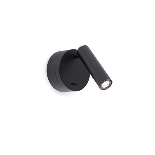 Faro Barcelona, Wall light BOC LED Black 3W