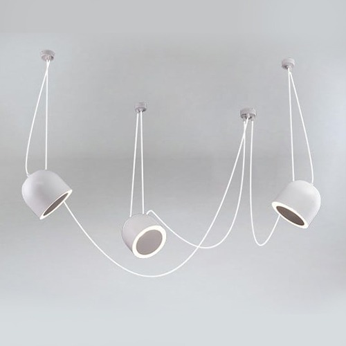 Hotel lighting, Suspended light DOBO 9037- DOHAR grey