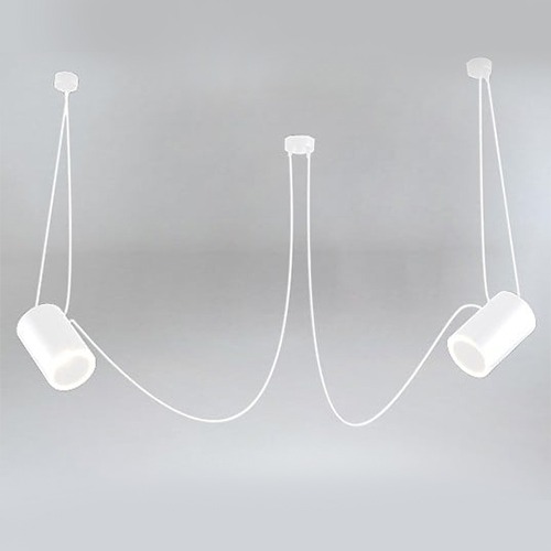 Lighting of business spaces, White lamp DUBU 9026 DOHAR