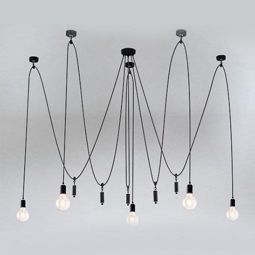 Pendant lamps, KUMO 9034 DOHAR black light