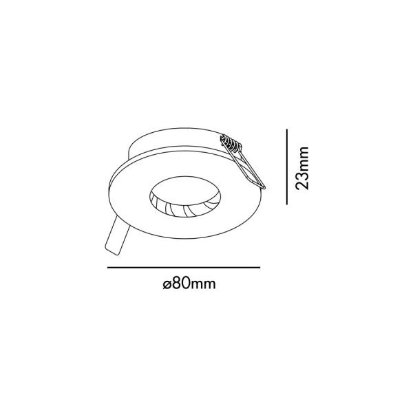 Bathroom lighting, Bathroom light WET IP44 white