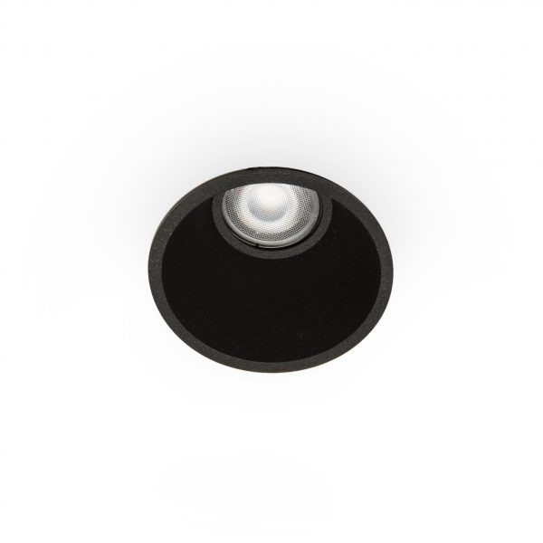 Office lighting, Recessed light FRESH IP44 black