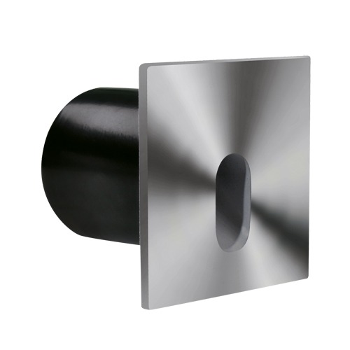 Hotel lighting, Recessed wall light RAFI LED D 3W MAT CHROME 4000K