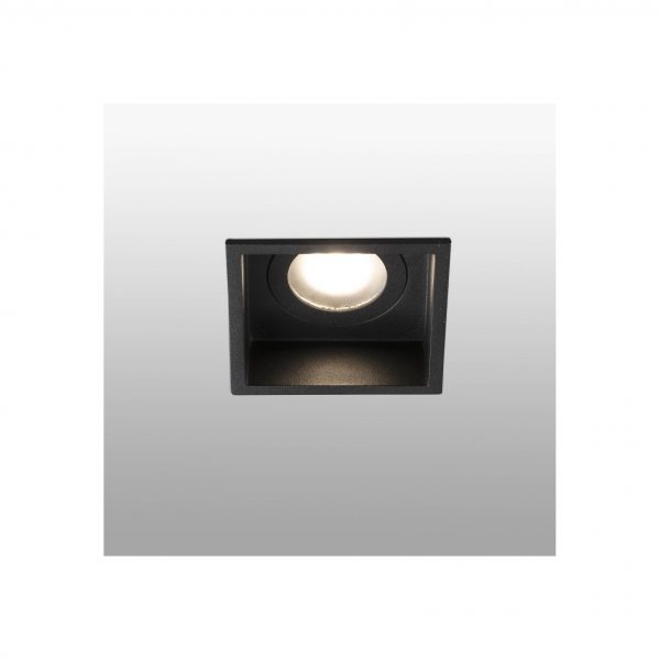 Children’s room lighting, Recessed light HYDE square black