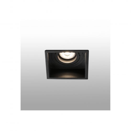 Hotel lighting, Recessed directional light HYDE square black