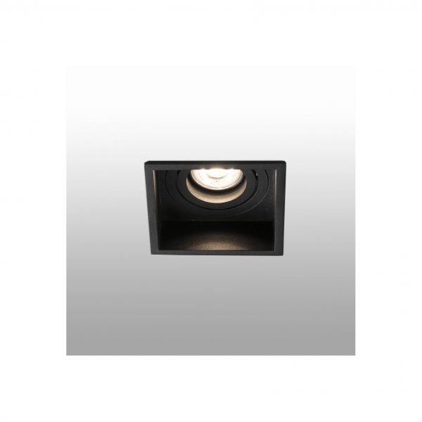 Dining room lighting, Recessed directional light HYDE square black