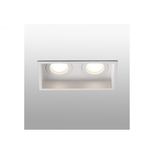 Shop lighting, Recessed light HYDE square 2L white