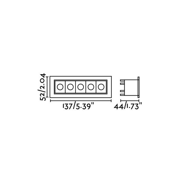 Children’s room lighting, Recessed light TROOP-5