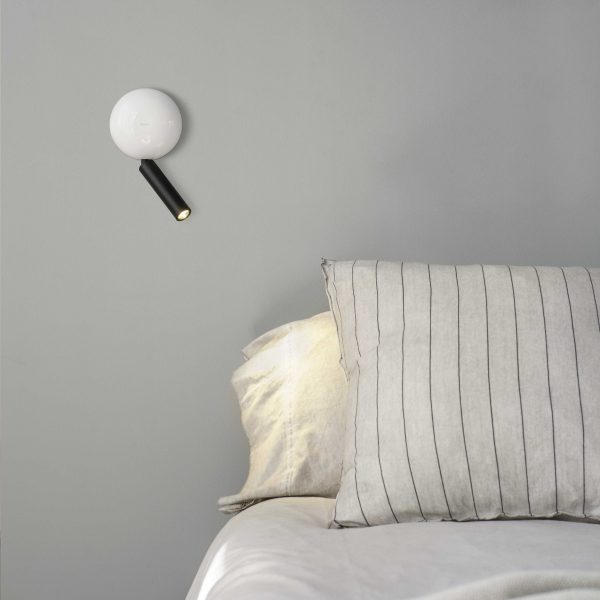 Bedroom lighting, Wall reading light PRESS White