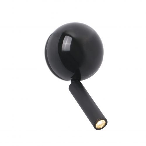 Hotel lighting, Wall reading light PRESS Black