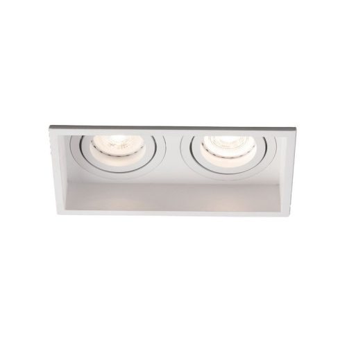 Shop lighting, Recessed directional light HYDE square 2L black