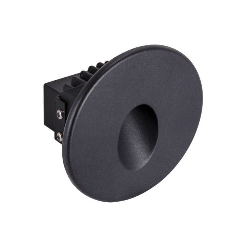 Staircase lighting, Recessed wall light AZYL LED C 1.6W BLACK 4000K