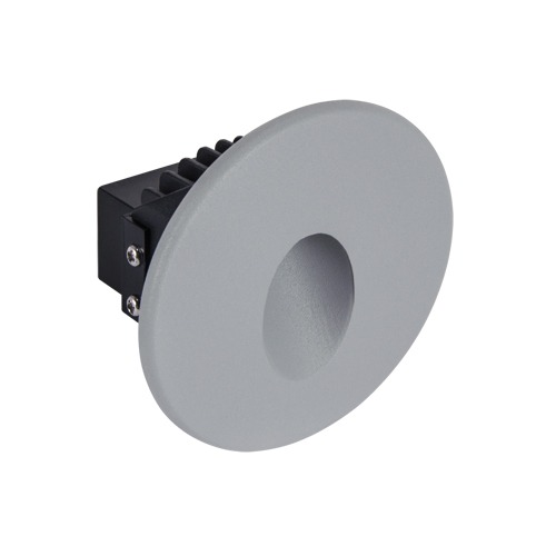 Corridor lighting, Recessed wall light AZYL LED C 1.6W GREY 4000K