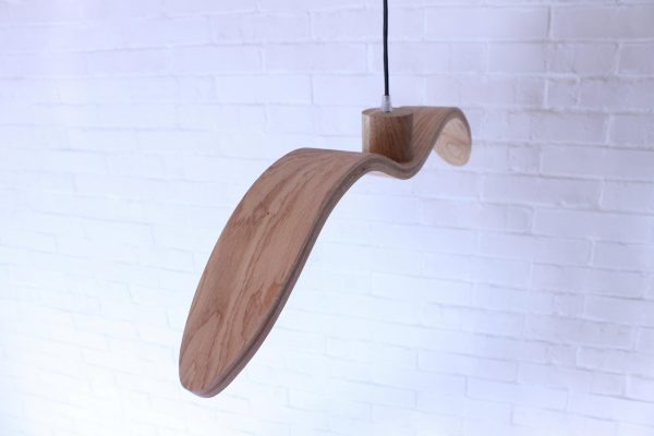 Handmade wooden lights, Suspended wooden light Bird