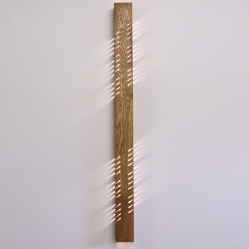 Mediniai šviestuvai, Sieninis medinis šviestuvas MILKYWAY WL 165cm