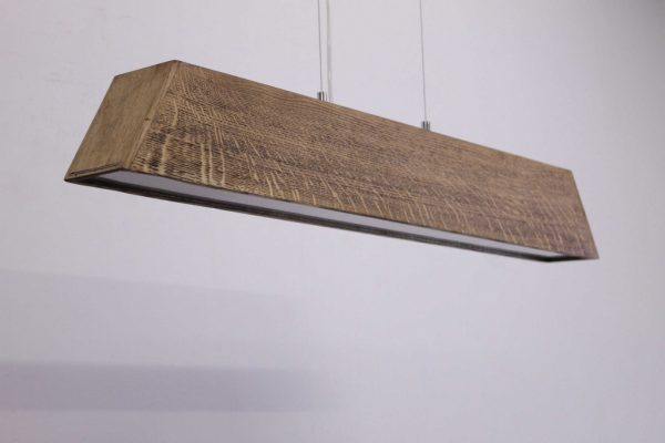 Pakabinami šviestuvai, Pakabinamas medinis šviestuvas SKYLINE 100cm