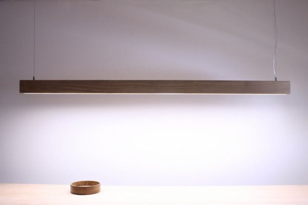 Pakabinami šviestuvai, Pakabinamas medinis šviestuvas SLIM 80cm