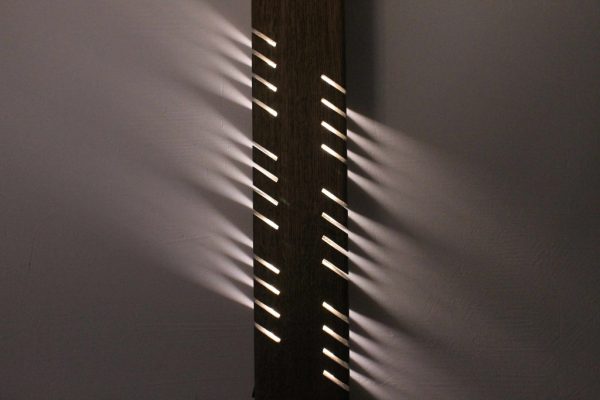 Sieniniai šviestuvai, Sieninis medinis šviestuvas MILKYWAY WL 165cm