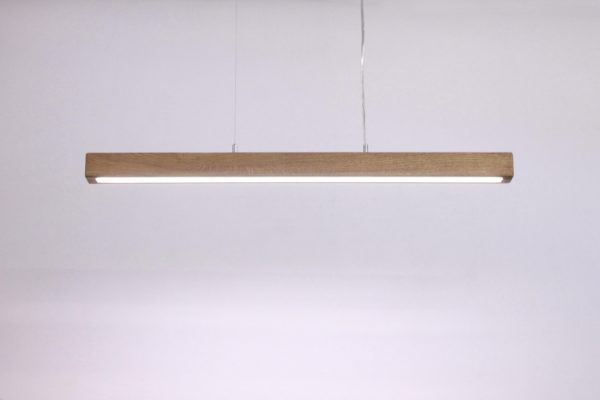 Pakabinami šviestuvai, Pakabinamas medinis šviestuvas ULTRA SLIM 100cm
