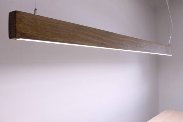 Pakabinami šviestuvai, Pakabinamas medinis šviestuvas SLIM 80cm
