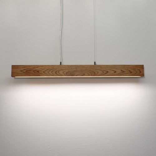 Pakabinami šviestuvai, Pakabinamas medinis šviestuvas SLIM 80cm
