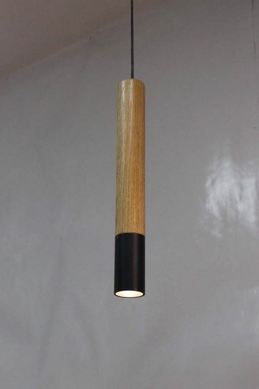 Mediniai šviestuvai, Pakabinamas medinis šviestuvas SPOT 30CM
