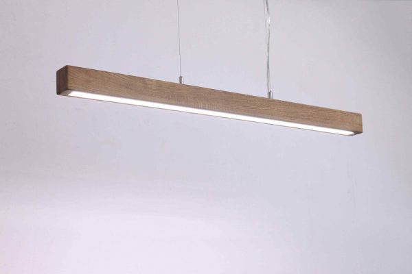 Pakabinami šviestuvai, Pakabinamas medinis šviestuvas ULTRA SLIM 100cm
